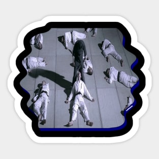 Ip Man 1  Fight Scene vs Masters Challenge 10 Karateka Sticker